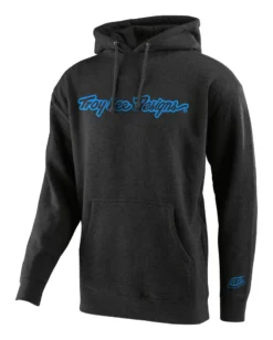 Troy Lee Designs Signature Pullover Youth Hoodie - Charcoal