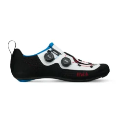 Fizik R1 Transiro Triathlon Shoes - Black/White -Sportfu Bike Gear Shop transiro r1 infinito knit black white side 1 18