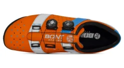 Bont Vaypor+ Road Shoes - Orange/Alpha Blue -Sportfu Bike Gear Shop vayporplusorange4