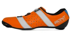 Bont Vaypor+ Road Shoes - Orange/Alpha Blue -Sportfu Bike Gear Shop vayporplusorange5