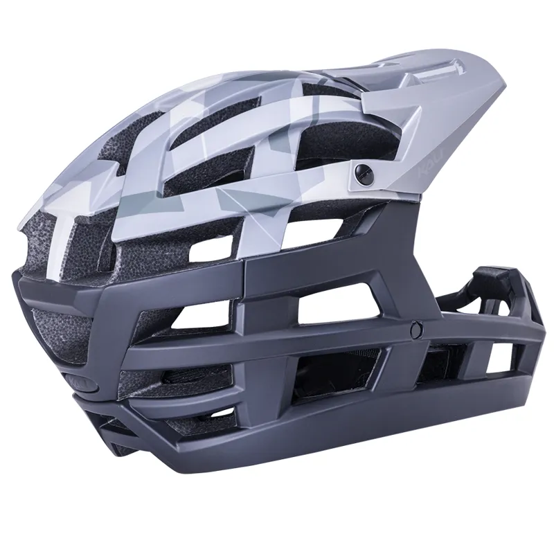 Kali Invader 2.0 Full Face Helmet - Matt Grey Camo/Black 2 Kali Invader 2.0 Full Face Helmet - Matt Grey Camo/Black - Image 2